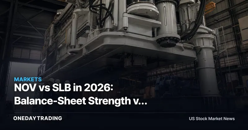 NOV vs SLB in 2026: Balance-Sheet Strength vs Scale in Oilfield Services
