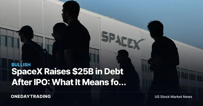 SpaceX Raises $25B in Debt After IPO: What It Means for RKLB, ASTS and Space Stocks