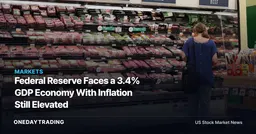 Federal Reserve Faces a 3.4% GDP Economy With Inflation Still Elevated