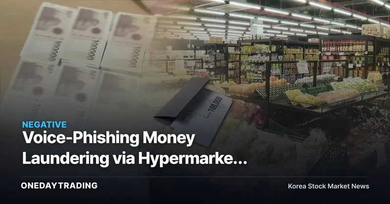 Voice-Phishing Money Laundering via Hypermarket Gift Cards Spreads, Regulatory Costs Spill Into Retail Stocks