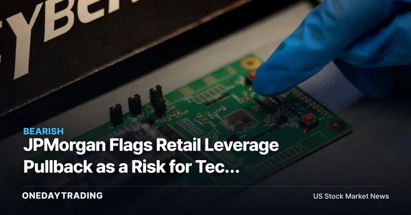 JPMorgan Flags Retail Leverage Pullback as a Risk for Tech Stocks Like TSLA, NVDA, PLTR