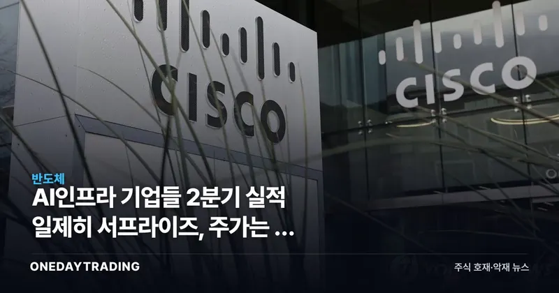 AI인프라 기업들 2분기 실적 일제히 서프라이즈, 주가는 왜 정반대로 갈렸나
