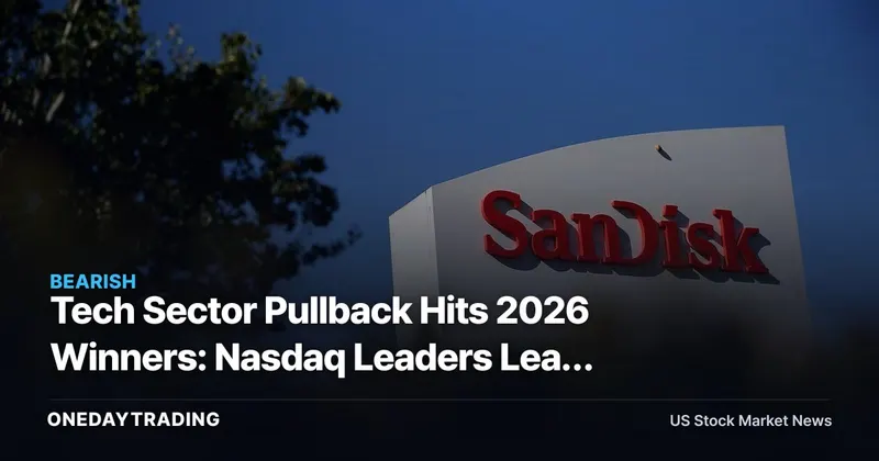 Tech Sector Pullback Hits 2026 Winners: Nasdaq Leaders Lead Tuesday Decline