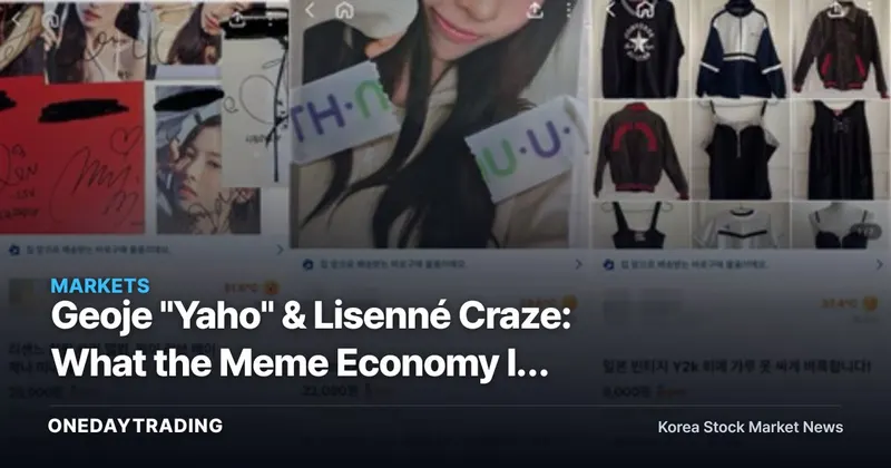 Geoje "Yaho" & Lisenné Craze: What the Meme Economy Is Signaling for the Secondhand Market