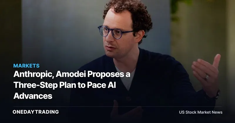Anthropic, Amodei Proposes a Three-Step Plan to Pace AI Advances