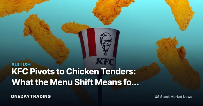 KFC Pivots to Chicken Tenders: What the Menu Shift Means for YUM, TSN and Restaurant Stocks