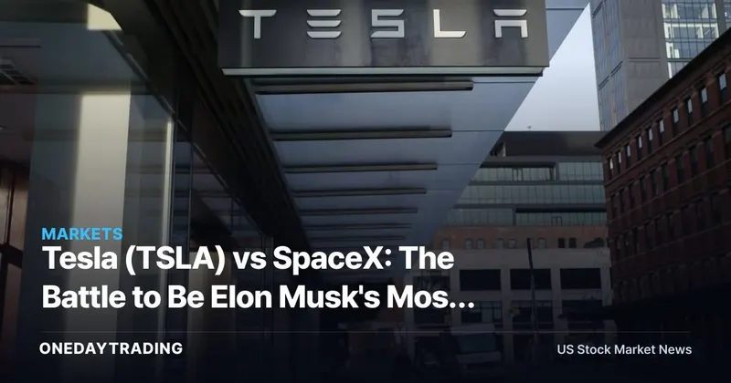 Tesla (TSLA) vs SpaceX: The Battle to Be Elon Musk's Most Valuable Company