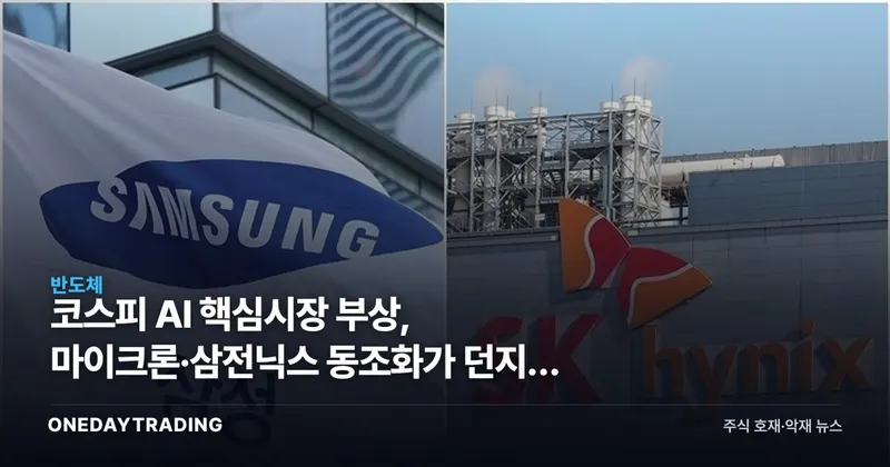 코스피 AI 핵심시장 부상, 마이크론·삼전닉스 동조화가 던지는 신호