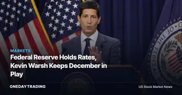 Federal Reserve Holds Rates, Kevin Warsh Keeps December in Play