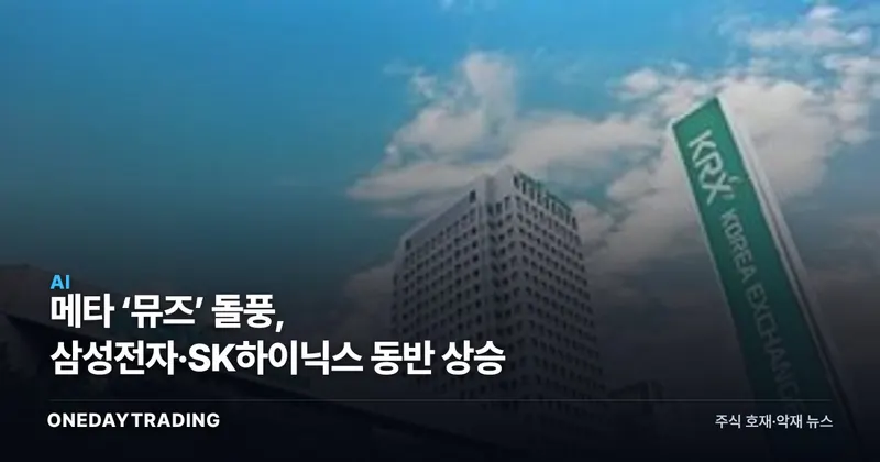 메타 ‘뮤즈’ 돌풍, 삼성전자·SK하이닉스 동반 상승