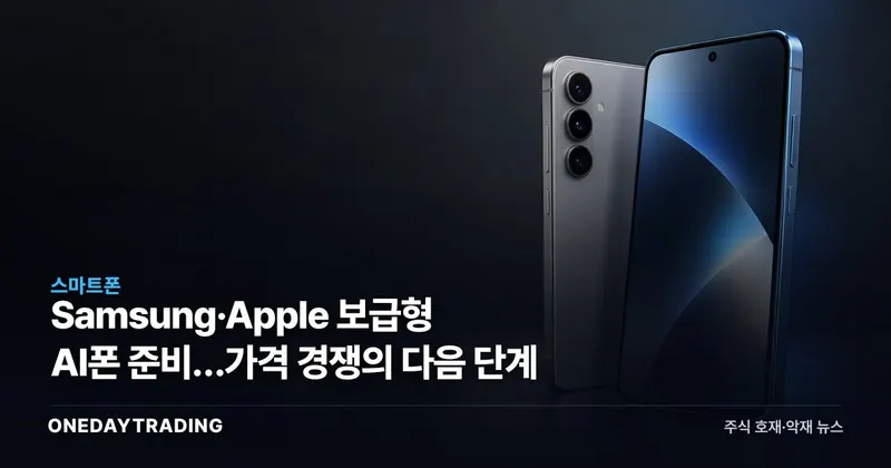 Samsung·Apple 보급형 AI폰 준비…가격 경쟁의 다음 단계
