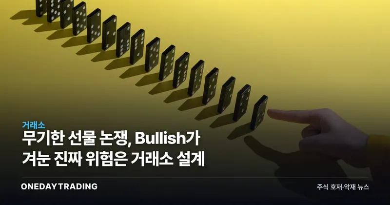 무기한 선물 논쟁, Bullish가 겨눈 진짜 위험은 거래소 설계