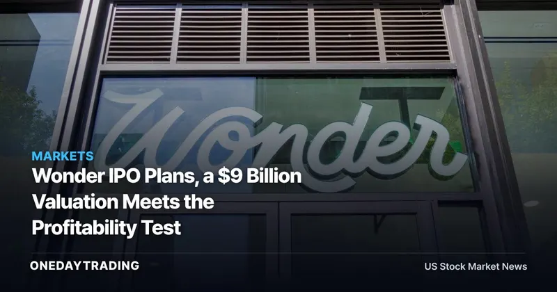 Wonder IPO Plans, a $9 Billion Valuation Meets the Profitability Test
