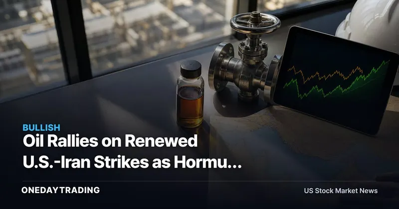 Oil Rallies on Renewed U.S.-Iran Strikes as Hormuz Supply Risk Returns — XOM CVX OXY