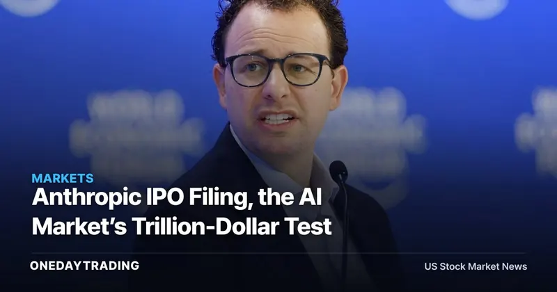 Anthropic IPO Filing, the AI Market’s Trillion-Dollar Test