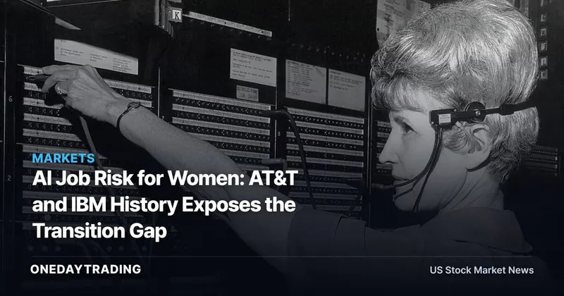AI Job Risk for Women: AT&T and IBM History Exposes the Transition Gap