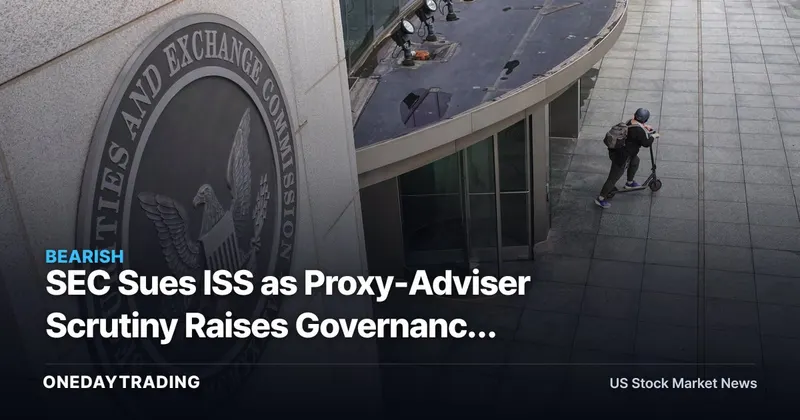 SEC Sues ISS as Proxy-Adviser Scrutiny Raises Governance Risk