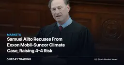 Samuel Alito Recuses From Exxon Mobil-Suncor Climate Case, Raising 4-4 Risk