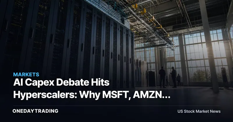 AI Capex Debate Hits Hyperscalers: Why MSFT, AMZN, GOOGL, META Keep Spending