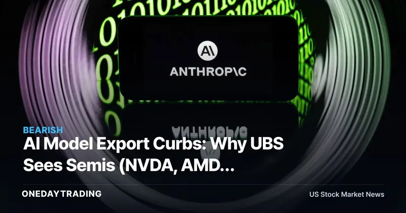 AI Model Export Curbs: Why UBS Sees Semis (NVDA, AMD) Slipping as Software (MSFT) Gains