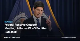 Federal Reserve October Meeting: A Pause Won’t End the Rate Risk