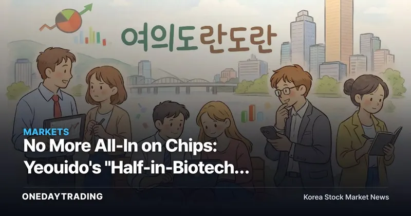 No More All-In on Chips: Yeouido's "Half-in-Biotech" Call as KOSPI Trades Sideways