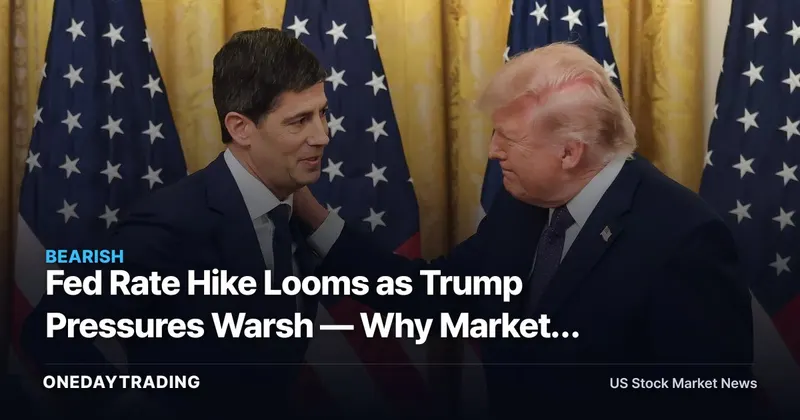 Fed Rate Hike Looms as Trump Pressures Warsh — Why Markets Face a Policy Test