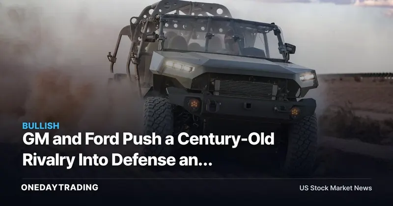 GM and Ford Push a Century-Old Rivalry Into Defense and Energy Storage