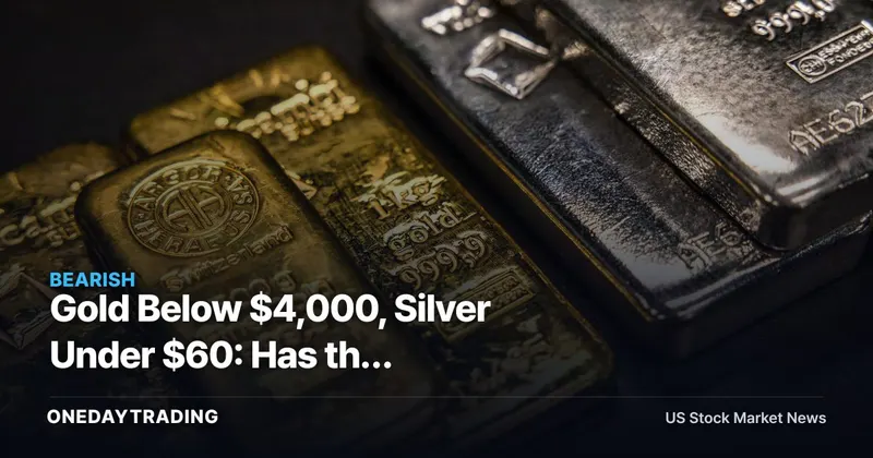 Gold Below $4,000, Silver Under $60: Has the Precious-Metals Rally Lost Its Shine? (GLD, SLV, NEM)