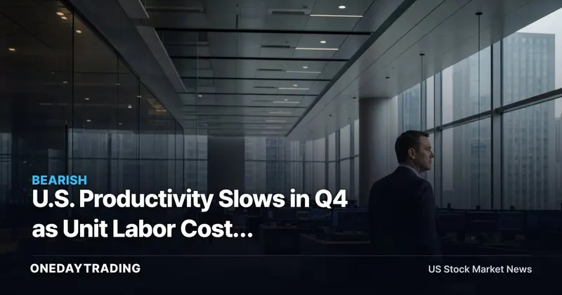 U.S. Productivity Slows in Q4 as Unit Labor Costs Accelerate: Inflation and Fed Implications