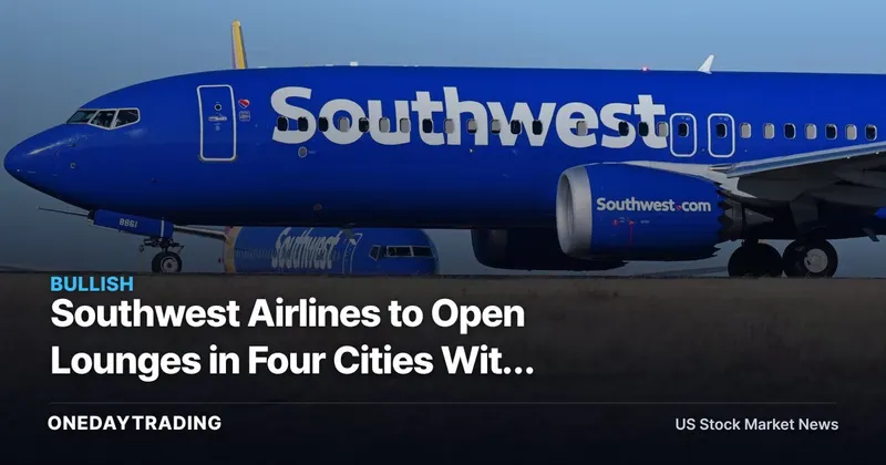 Southwest Airlines to Open Lounges in Four Cities With Chase Partnership