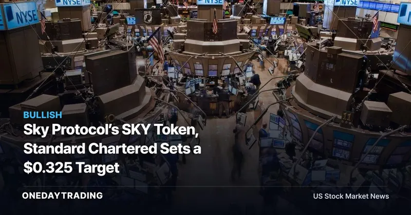 Sky Protocol’s SKY Token, Standard Chartered Sets a $0.325 Target