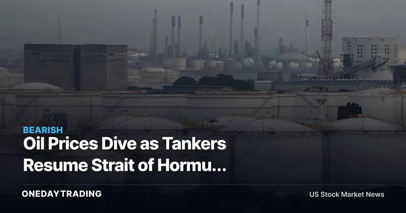 Oil Prices Dive as Tankers Resume Strait of Hormuz Transit: XOM, CVX in Focus