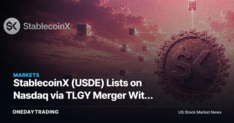 StablecoinX (USDE) Lists on Nasdaq via TLGY Merger With $275M ENA Treasury