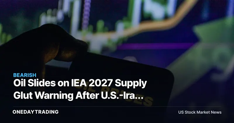 Oil Slides on IEA 2027 Supply Glut Warning After U.S.-Iran Deal: XOM, CVX, Airlines in Focus