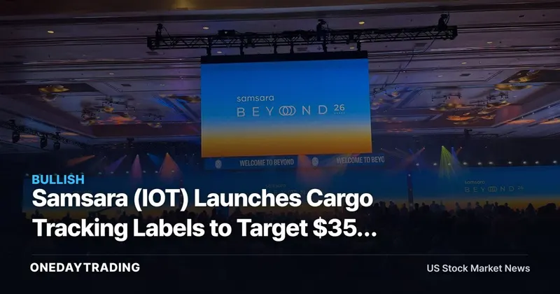 Samsara (IOT) Launches Cargo Tracking Labels to Target $35B Theft Market
