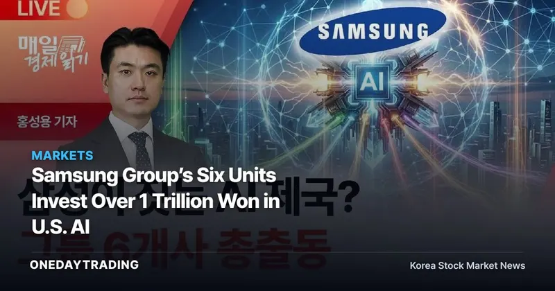 Samsung Group’s Six Units Invest Over 1 Trillion Won in U.S. AI