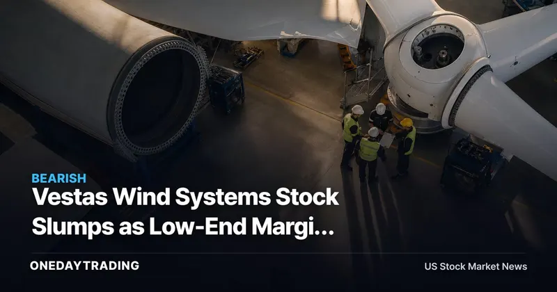 Vestas Wind Systems Stock Slumps as Low-End Margin Signal Hits Wind Turbines