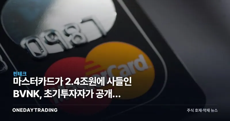 마스터카드가 2.4조원에 사들인 BVNK, 초기투자자가 공개한 뒷이야기