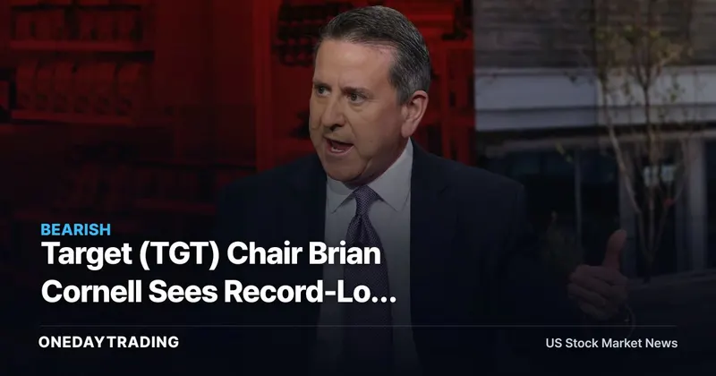 Target (TGT) Chair Brian Cornell Sees Record-Low Investor Support Amid Underperformance