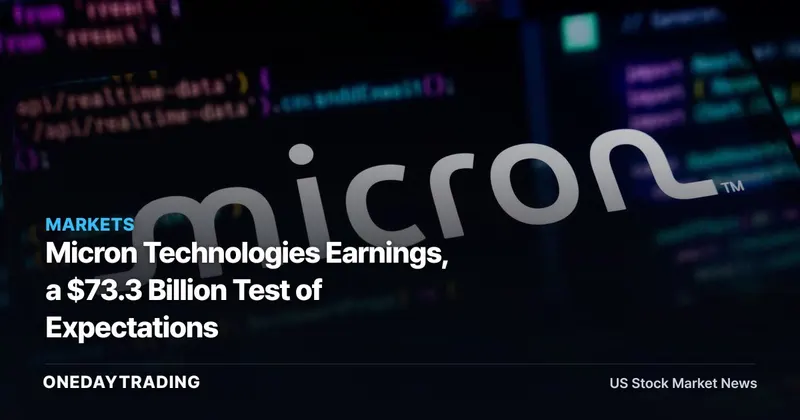 Micron Technologies Earnings, a $73.3 Billion Test of Expectations