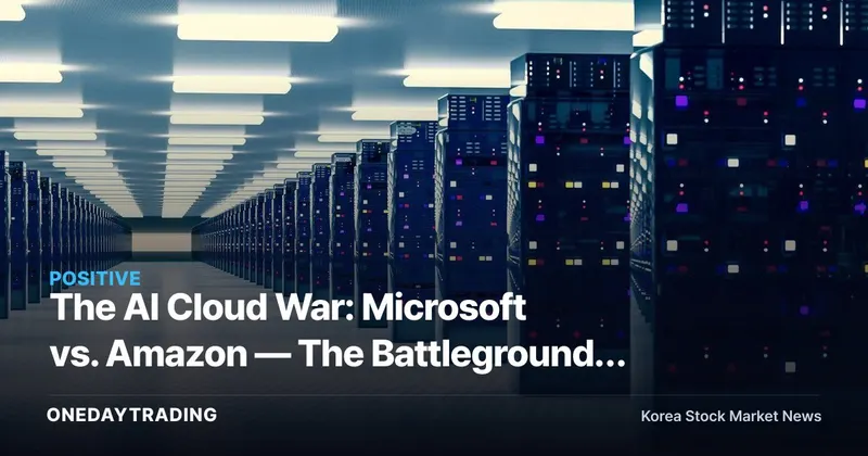 The AI Cloud War: Microsoft vs. Amazon — The Battlegrounds Investors Should Watch