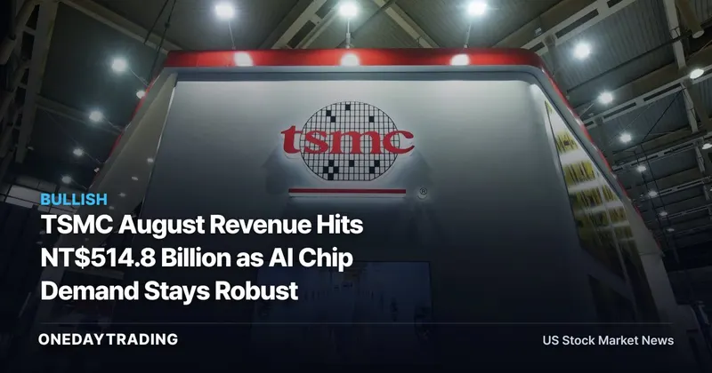 TSMC August Revenue Hits NT$514.8 Billion as AI Chip Demand Stays Robust