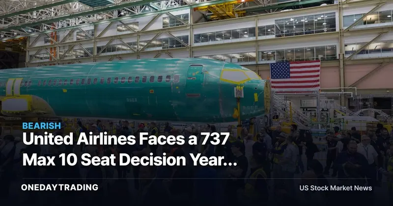 United Airlines Faces a 737 Max 10 Seat Decision Years After Its Order
