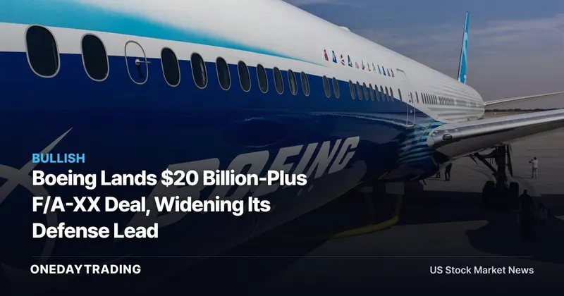 Boeing Lands $20 Billion-Plus F/A-XX Deal, Widening Its Defense Lead