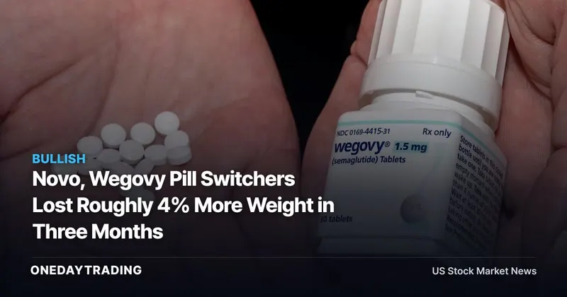 Novo, Wegovy Pill Switchers Lost Roughly 4% More Weight in Three Months