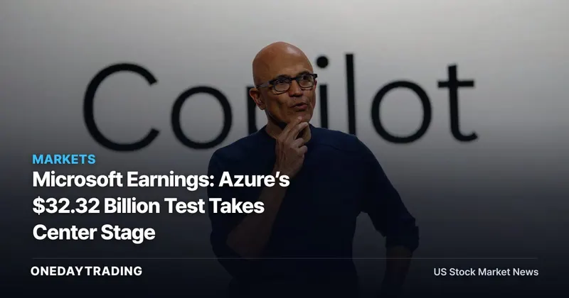Microsoft Earnings: Azure’s $32.32 Billion Test Takes Center Stage
