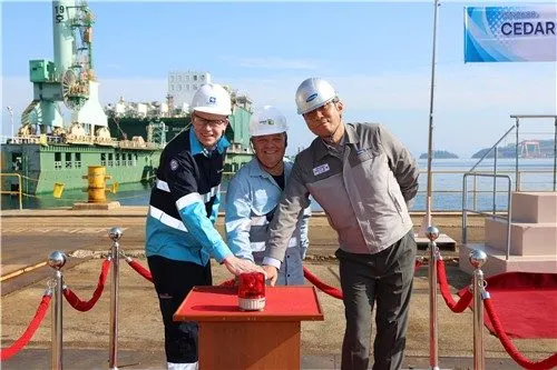 삼성중공업 시더 FLNG 진수 성공, 부유식 LNG 수주 경쟁력 재확인