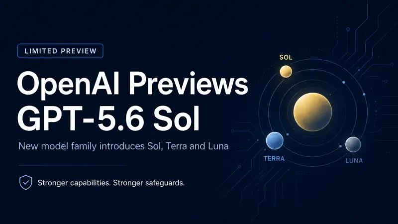 OpenAI Previews GPT-5.6 Family — Sol, Terra, Luna and the Read-Through for MSFT, NVDA
