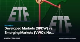 Developed Markets (SPDW) vs. Emerging Markets (VWO): How Korean Investors Should Choose Between Overseas ETFs